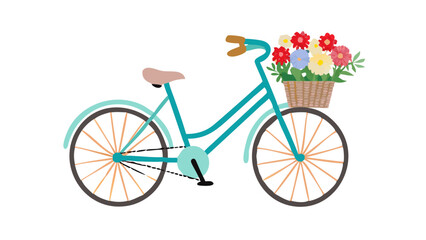 bicycle and flowers