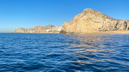 Cabo San Lucas from Boat in Pacific Ocean