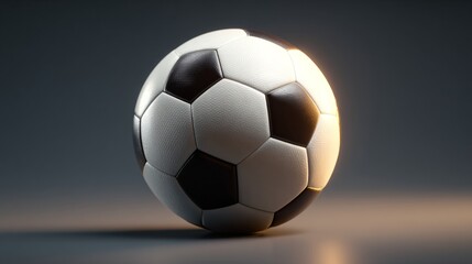 Obraz premium Soccer Ball on Transparent Background for Sports Design Projects