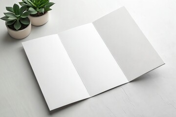 Trifold Brochure Mockup