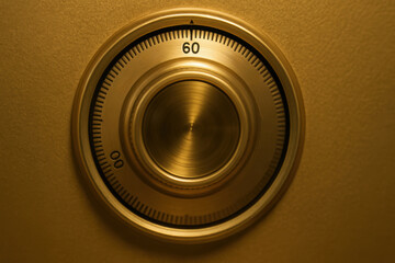 Safe home gold investment security protection lock metal combination dial round security system