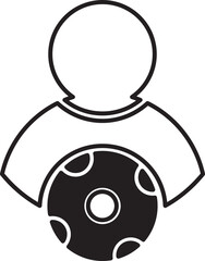 football player icon