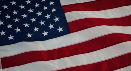 Fototapeta premium American Flag with Stars and Stripes