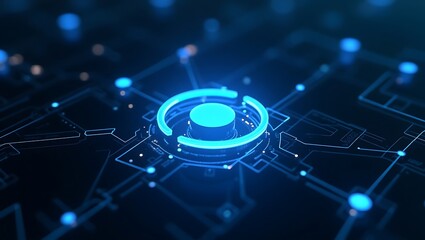 High quality Professional Futuristic technology abstract data network circuit board