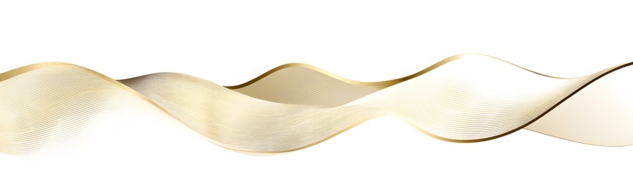 Abstract design of flowing, pale yellow curves.