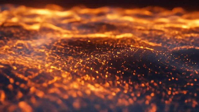 Abstract fiery surface background