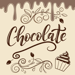 vector illustration of a chocolate bar vector T-shirt design 