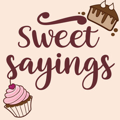 happy birthday card with cake chocolate vector T-shirt design