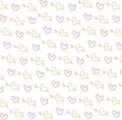 Texture on the theme of love and romance with hearts.