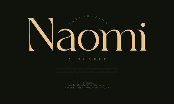 Modern elegant serif font with clean curves, perfect for logos, fashion, and editorial designs