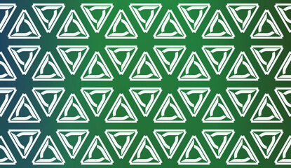 Template With Geometric Pattern. Vector Illustration. Triangles Style. Colorful Gradient Background