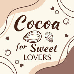 Fototapeta premium coffee beans background Chocolate vector T-shirt design 