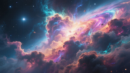 Fototapeta premium Abstract Space Background