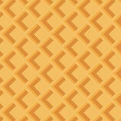 The texture of the waffle. Sweet food. Ice cream cone surface.