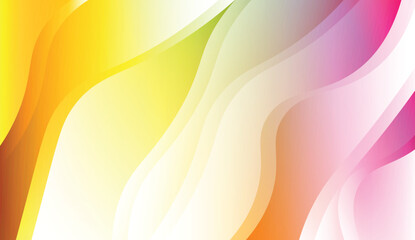 Futuristic Color Design Geometric Wave Shape. For Template Cell Phone Backgrounds. Vector Illustration with Color Gradient.