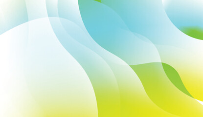 Abstract Shiny Waves. For Your Design Ad, Banner, Cover Page. Vector Illustration with Color Gradient.