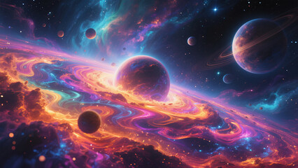 Abstract Space Background