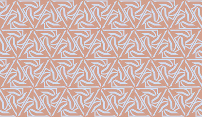 Curved line in triangles style. Vector illustration. For interior wallpaper, smart design, fashion print.