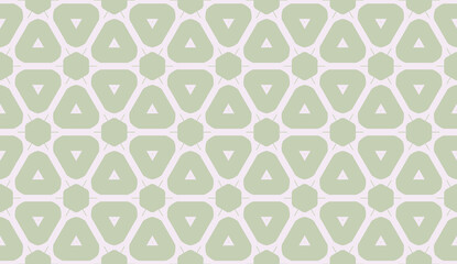 Curved line in triangles style. Vector illustration. For interior wallpaper, smart design, fashion print.