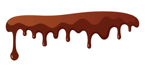 Melted Chocolate Drips: Captivating a sweet cascade of rich, dark, and alluring chocolate as it elegantly drips.