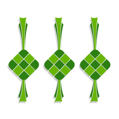 Ketupat Vector. A type of rice cake
