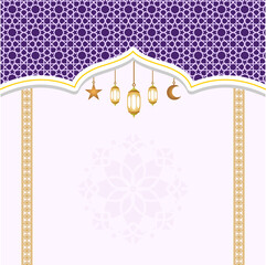 Islamic theme abstract background vector