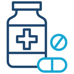 Fototapeta premium Pill Bottle Icon