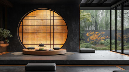 和モダンなリビング