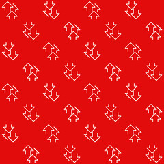 Minimalist Arrows Vector Seamless Pattern