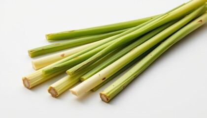 Harvesting fresh lemongrass stalks local farm culinary ingredients greenhouse close-up flavorful cooking
