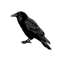 Obraz premium Raven's Shadow Ink