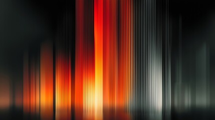 Abstract vertical glowing lights