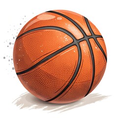 Fototapeta premium the basketball vector