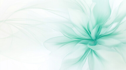 柔らかく舞う抽象的な花のアート背景.Generative AI