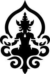 sketch illustration icon logo symbol mythological creature god goddess belief ethnic traditional