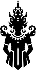 sketch illustration icon logo symbol mythological creature god goddess belief ethnic traditional