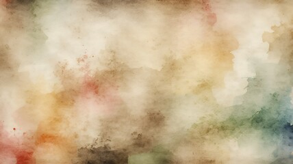 Obraz premium Earthy watercolor wash background with flowing shapes in soft colors creates a calming effect.