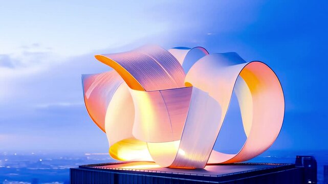 architecture motion modern design curve structure rooftop