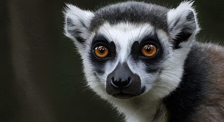 Obraz premium Lemur Portrait Close Up