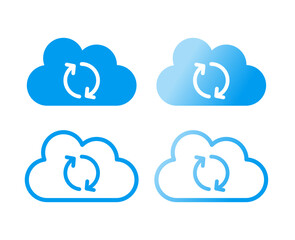 クラウドの同期アイコン