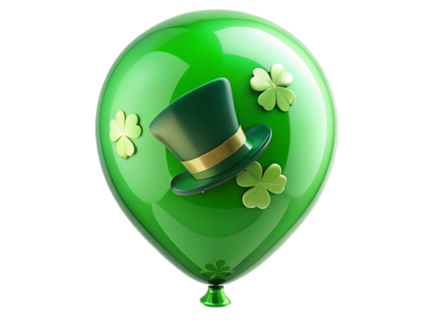 St. Patrick's Day Balloon - Powered by Adobe
