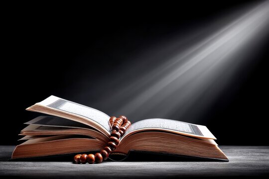 Quran, a central scripture in Islam that guides Muslims in their faith and worship, with its divine verses and surahs reflecting deep spirituality and belief in God and the words of the Prophet.