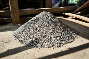 Pile of small stones