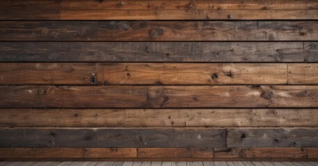 Obraz premium Rustic reclaimed wood wall, rich texture and color variations , barn wood, backdrop