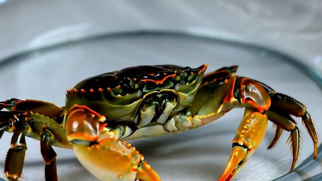 Close-up shot of fresh crabs