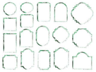 フレーム筆2、17緑