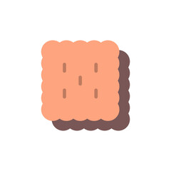 A quaint biscuit illustration displaying a crunchy texture and delicious flavor