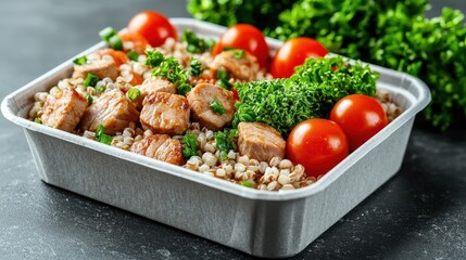 the key to balanced meal prep for a healthy lifestyle is ensuring that each meal includes a variety of nutrient dense foods such as lean proteins, whole grains, fruits and vegetables