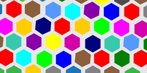 Abstract background, bright colors, geometric patterns, hexagonal backgrounds. Creative Business Design Template Vector illustrations can be used for both print and web-based applications.
