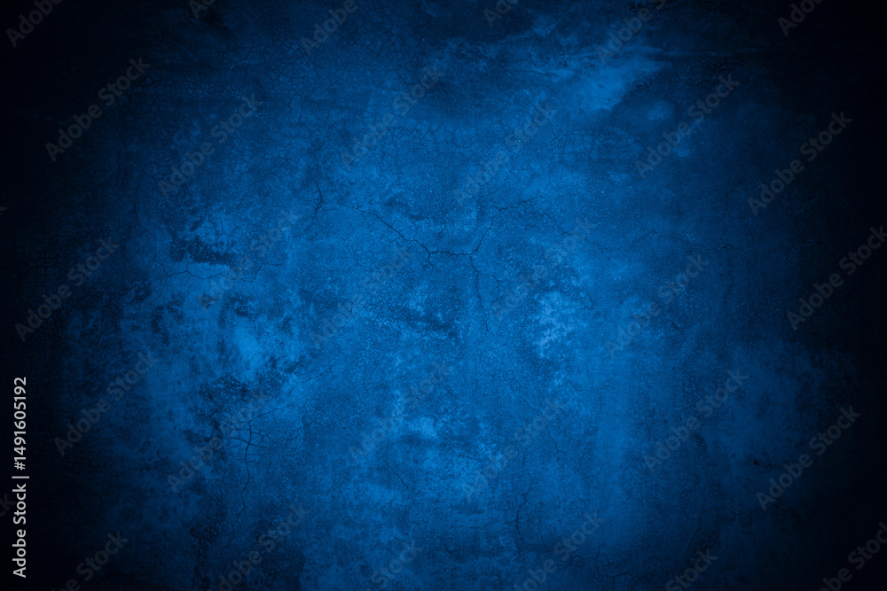 Poster old wall pattern texture cement blue dark abstract blue color design are light with black gradient b